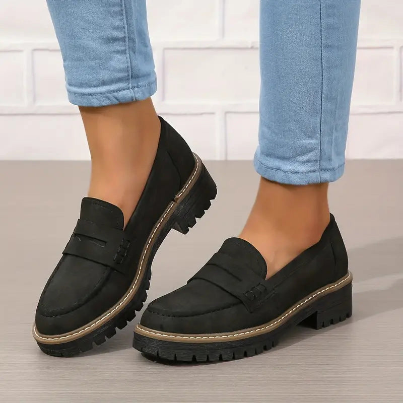 Fleur™ | Timeless Suede Loafers